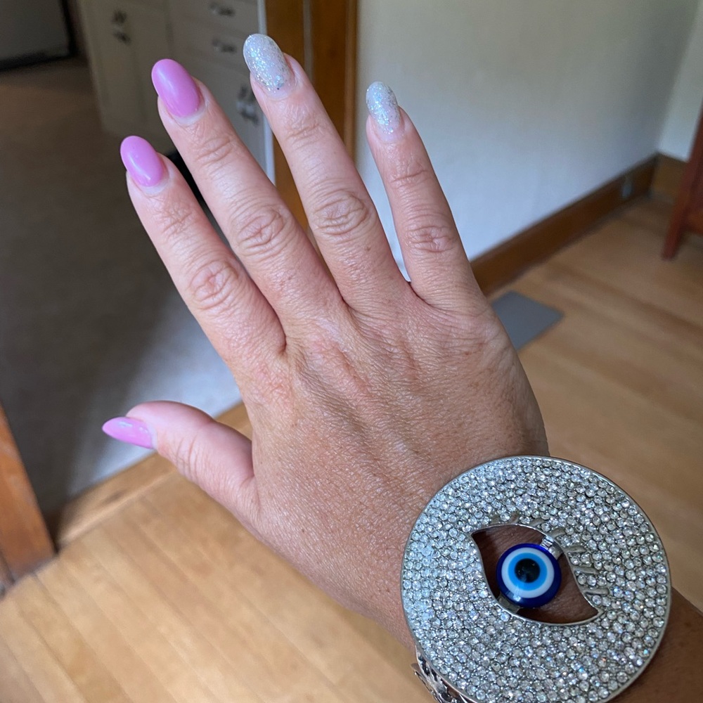Evil eye bracelet costume jewelry